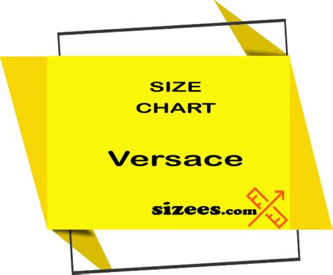 versace size chart women's